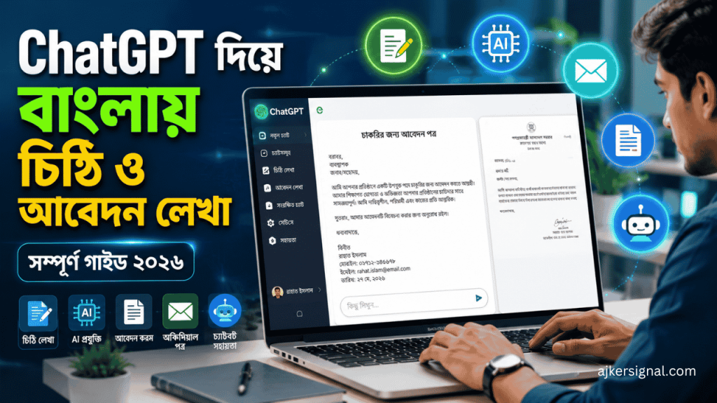 ChatGPT বাংলা চিঠি ও আবেদন লেখার গাইড