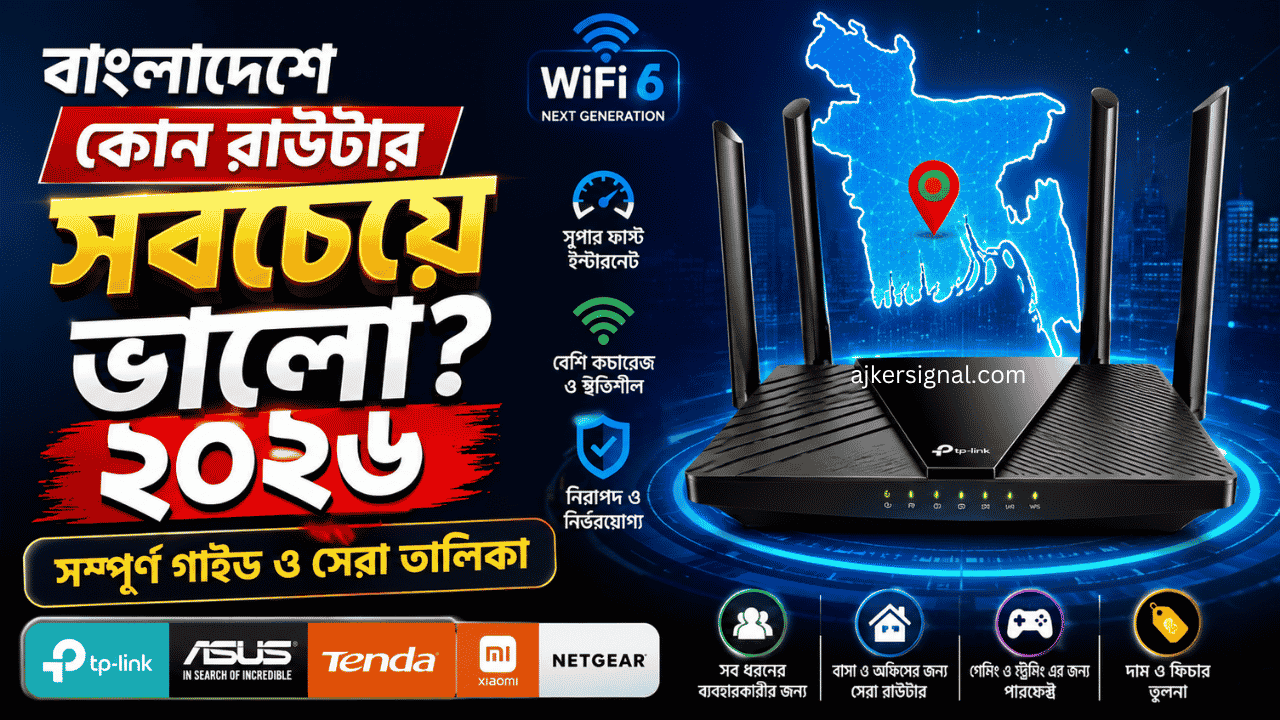 বাংলাদেশের সেরা WiFi রাউটার ২০২৬ – দাম ও ফিচার তুলনা