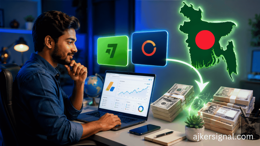 AdSense আয় Wise বা Payoneer দিয়ে বাংলাদেশে আনার নিয়ম ২০২৬